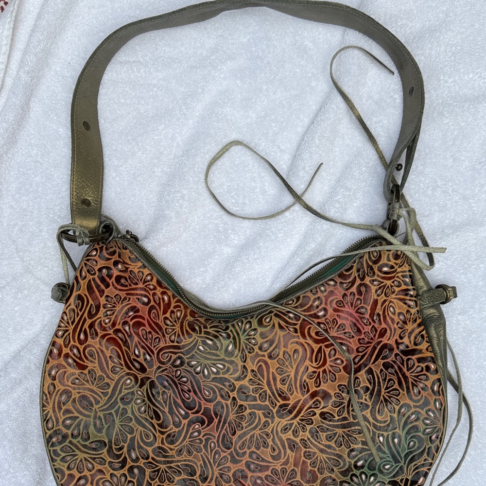 Elegant Multicolor Embossed Women's Bag